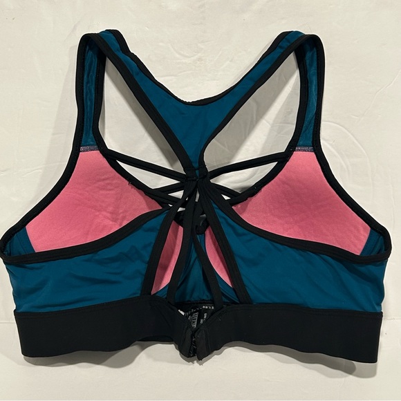Victoria’s Secret PINK Ultimate Push-Up Sports Bra Teal, Sz Medium - Picture 3 of 8
